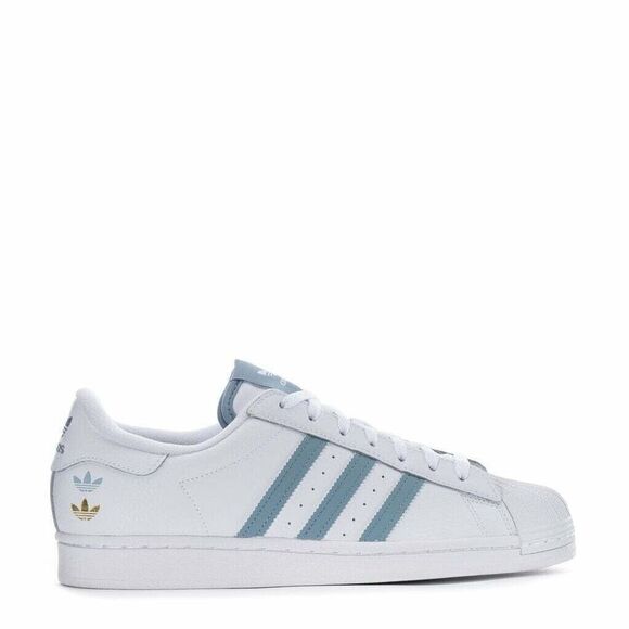 Mens adidas Originals SUPERSTAR GY0977 White/Magic Grey/Gold Foil